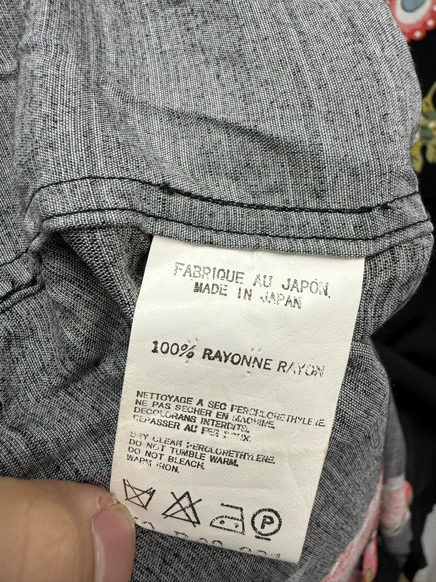 Yohji Yamamoto Y's Floral Shirt