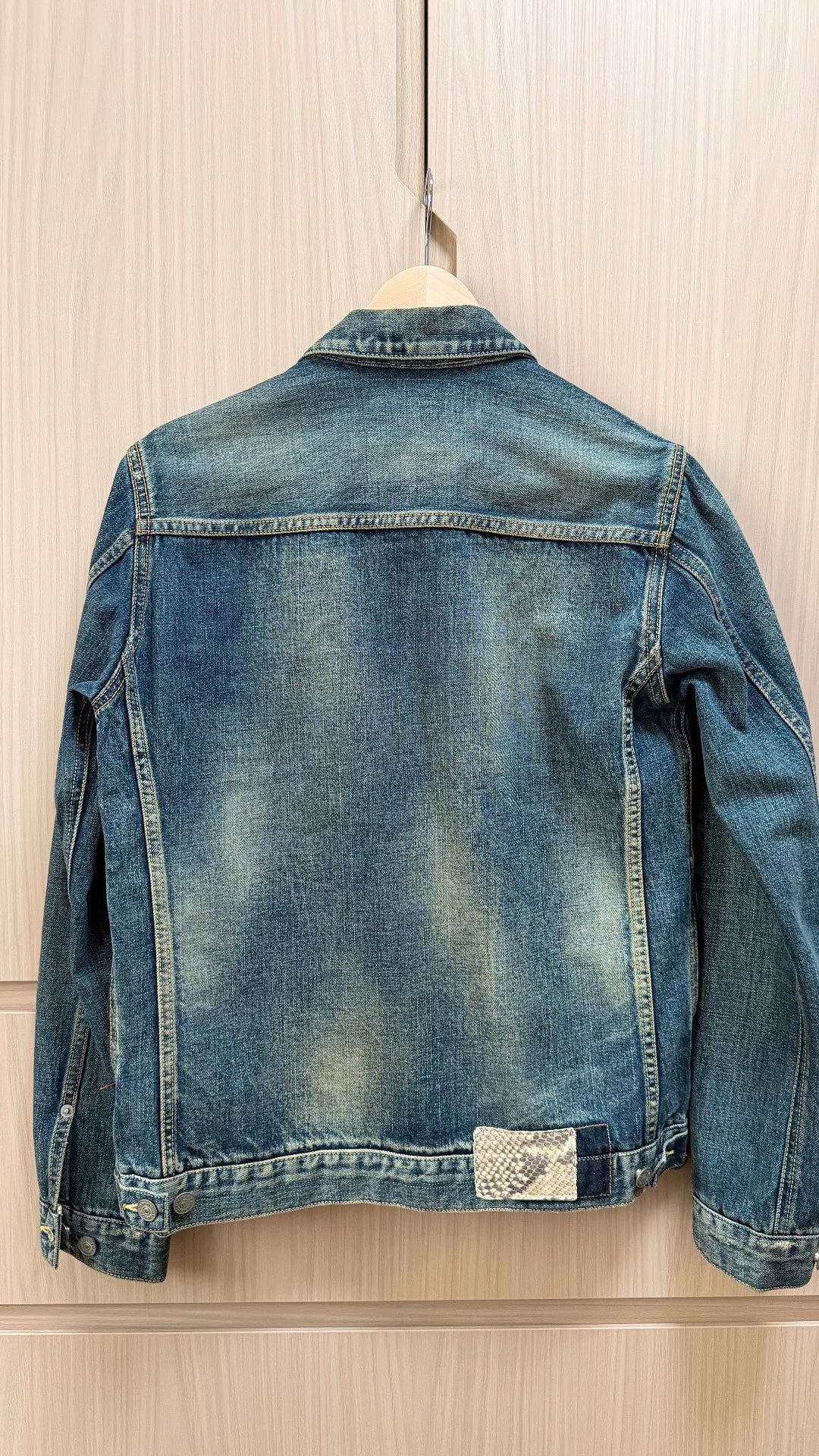 Visvim 101JKT Damaged Snake Tag Denim
