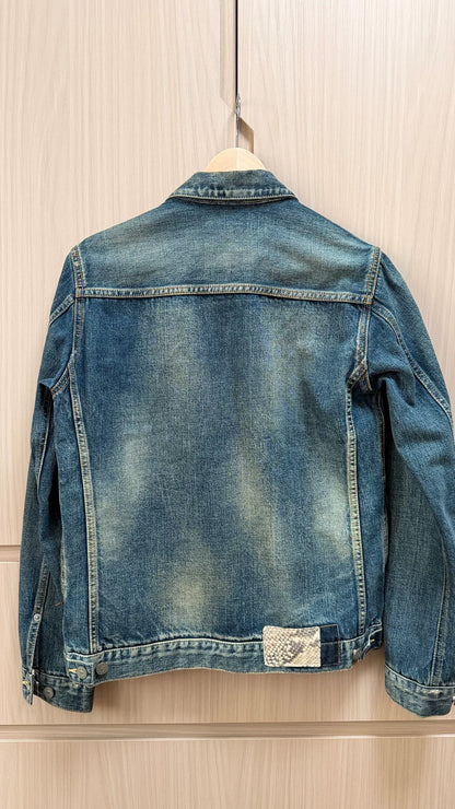 Visvim 101JKT Damaged Snake Tag Denim