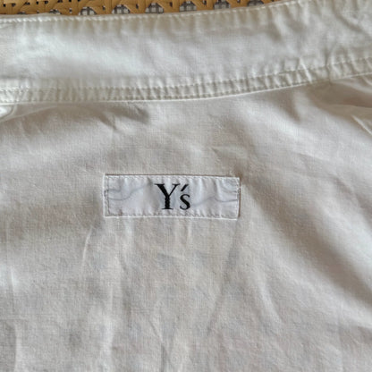 Yohji Yamamoto Y's White Long Sleeve Shirt