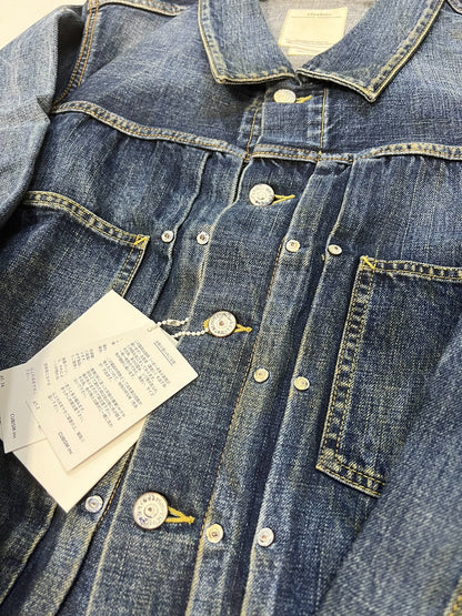 visvim SS Shorty Chore Dry Denim Jacket
