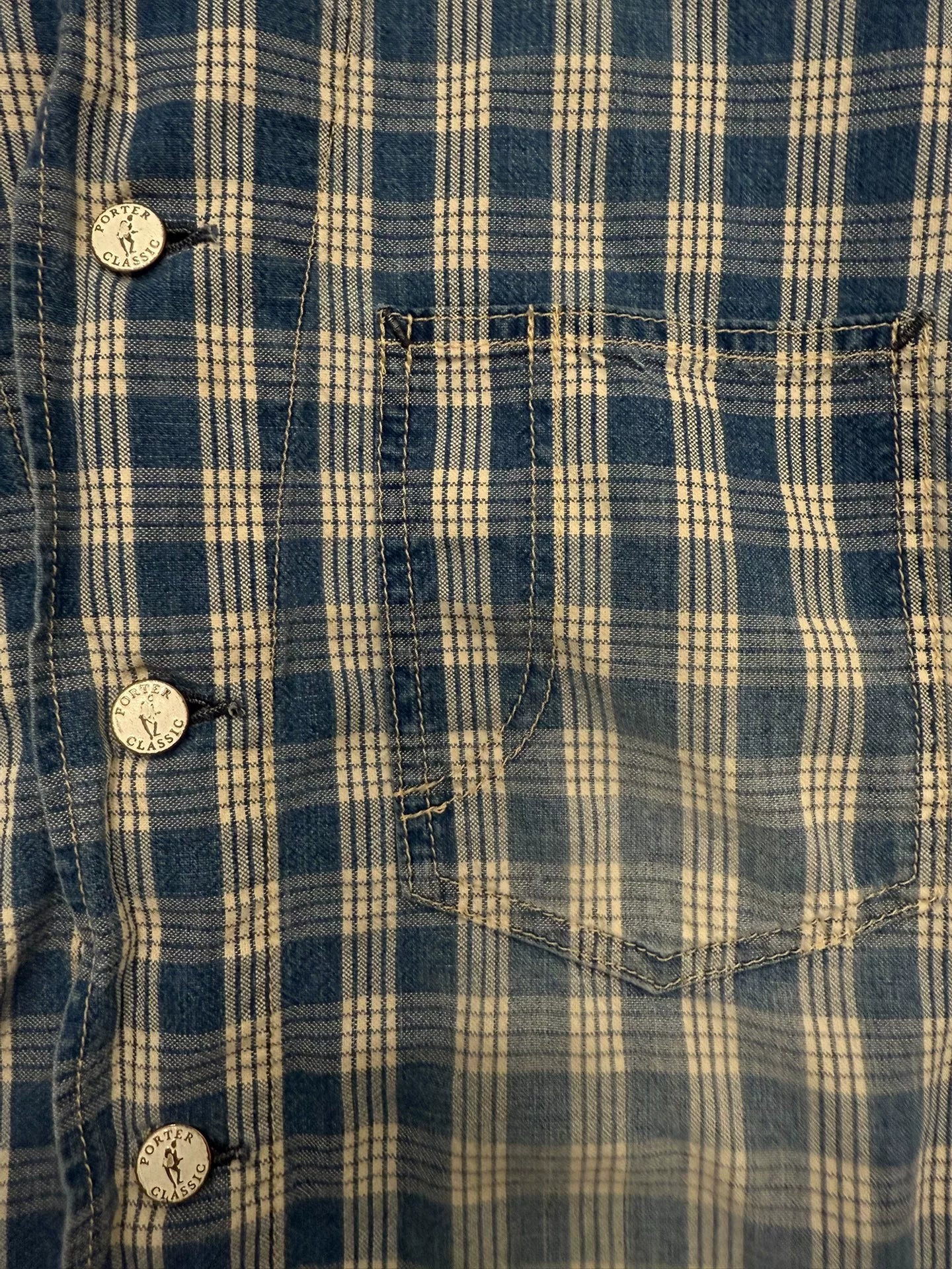 Porter Classic Hawaiian Denim Shirt