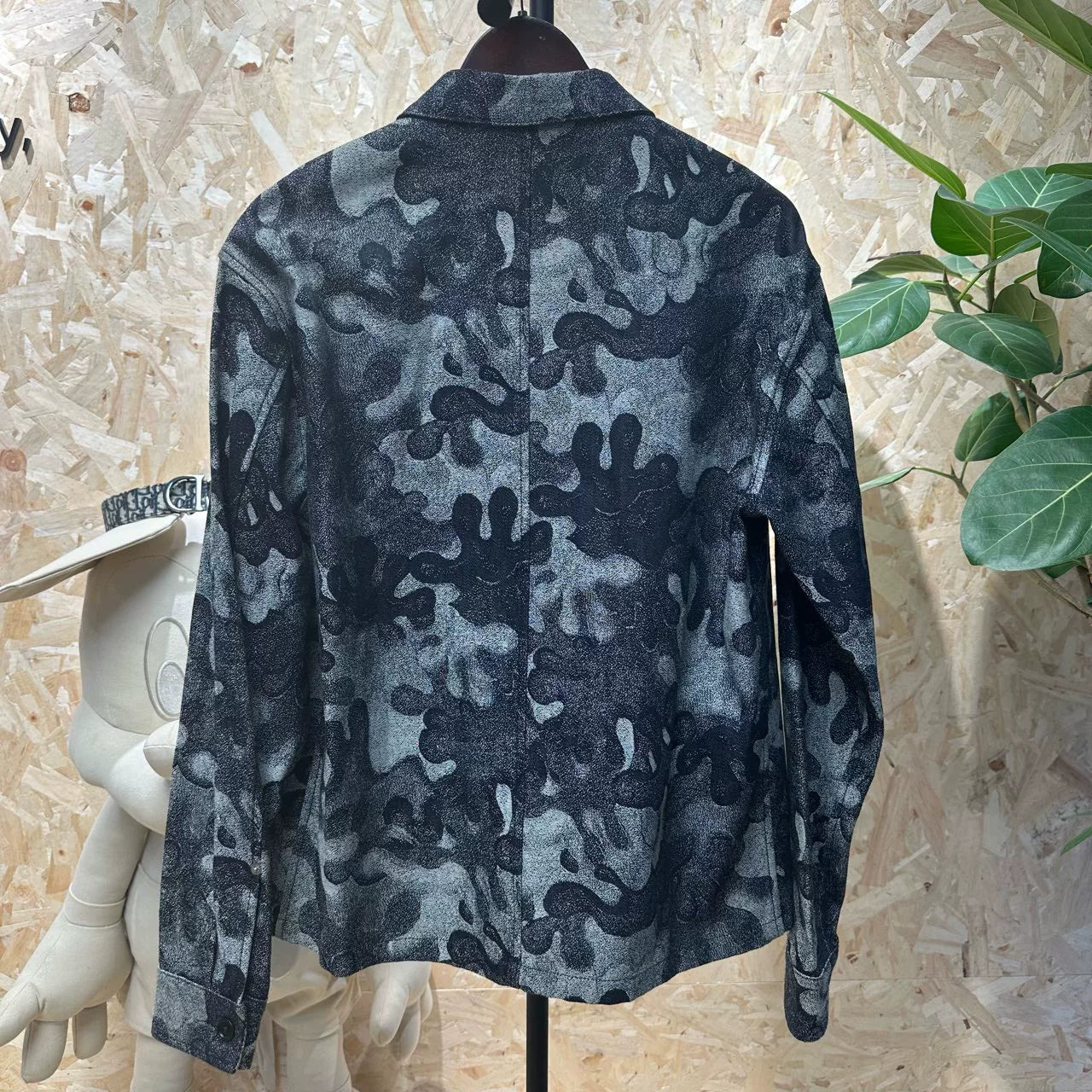 dior peter doig embroidered camouflage jacket