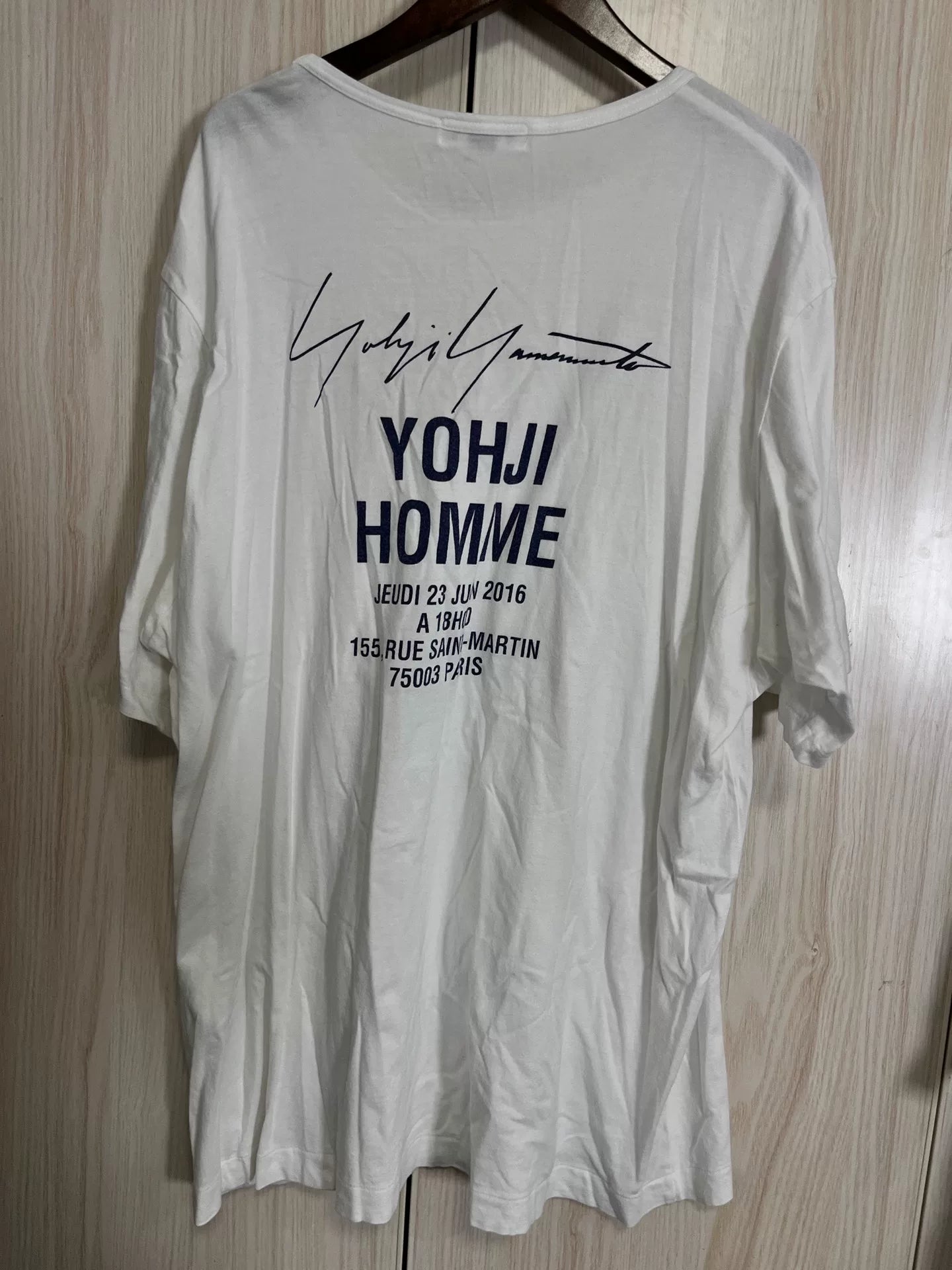 Yohji Yamamoto Short Sleeve Graphic Tee