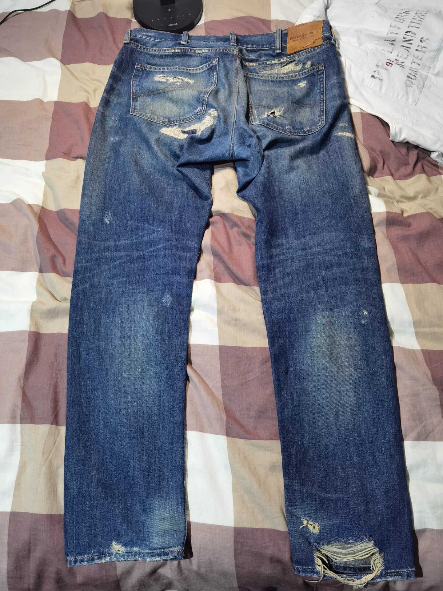 Ralph Lauren Denim&Supply Extreme Distressed Jeans