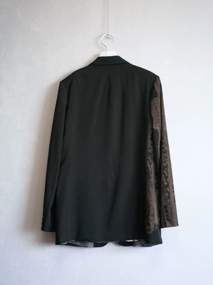 yohji yamamoto twin dye suit set