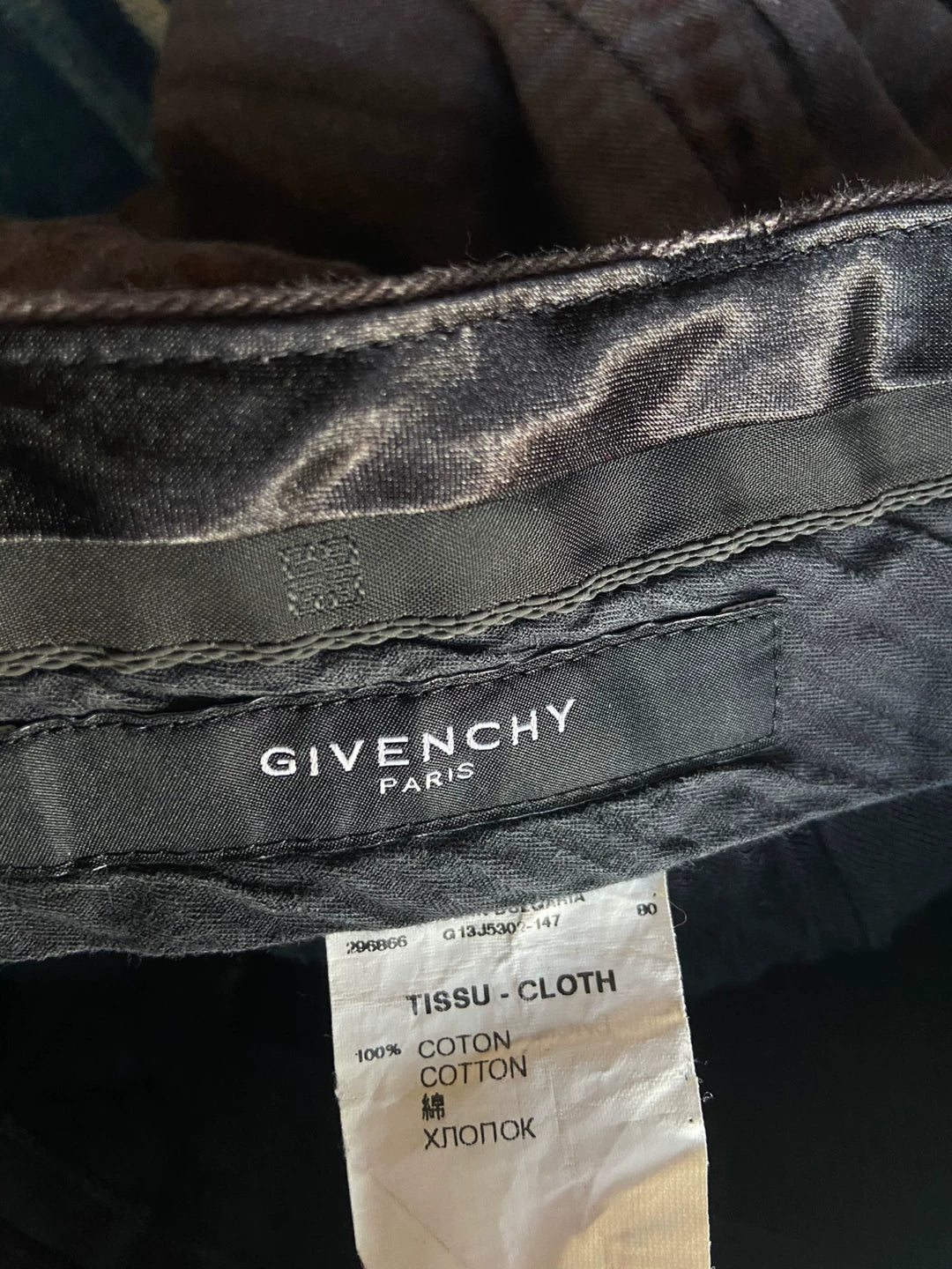 givenchy printed shorts with artistic design