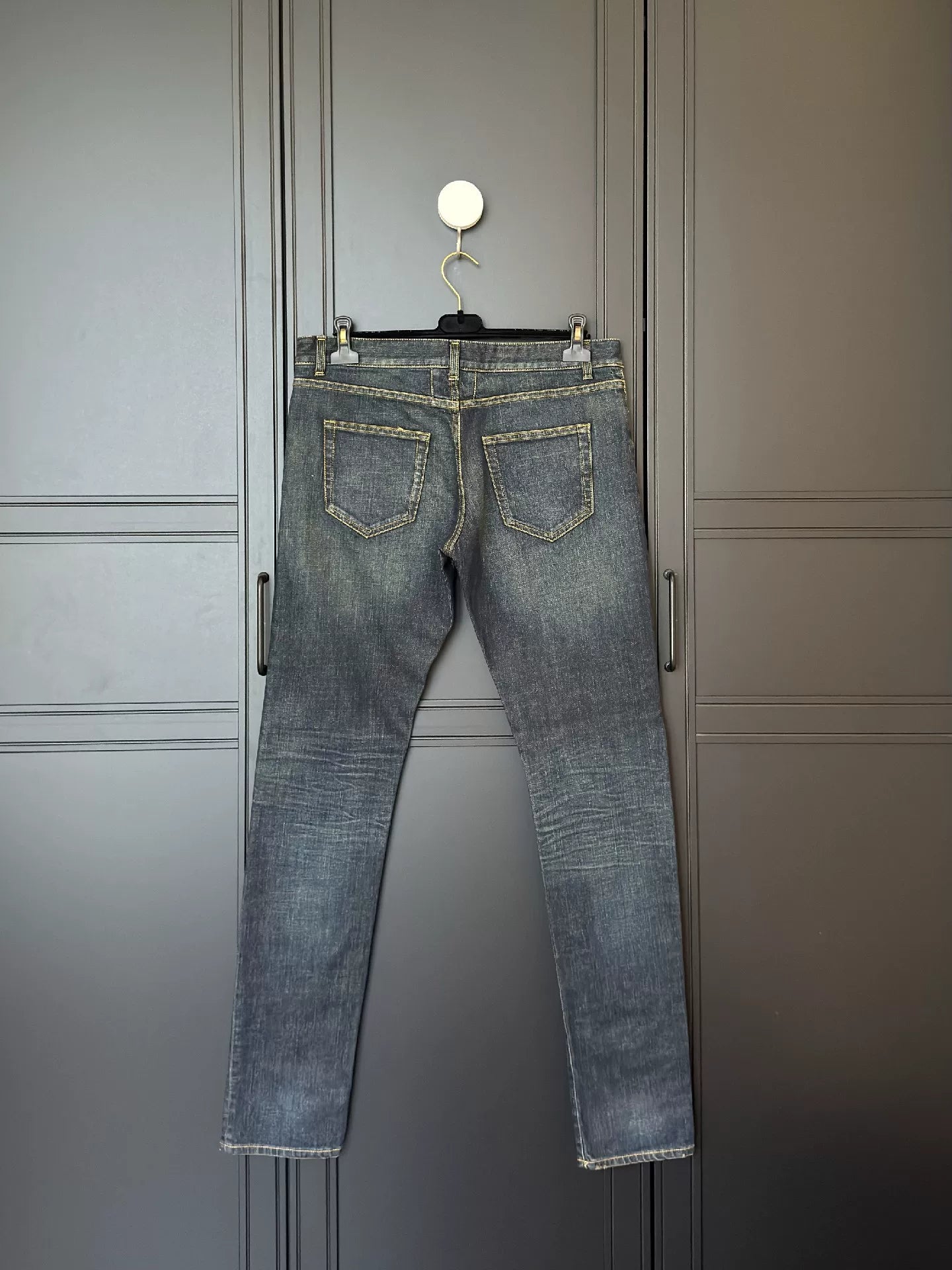 Saint Laurent Men's Vintage Blue Jeans