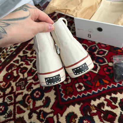 visvim skagway hi canvas sneakers size 8