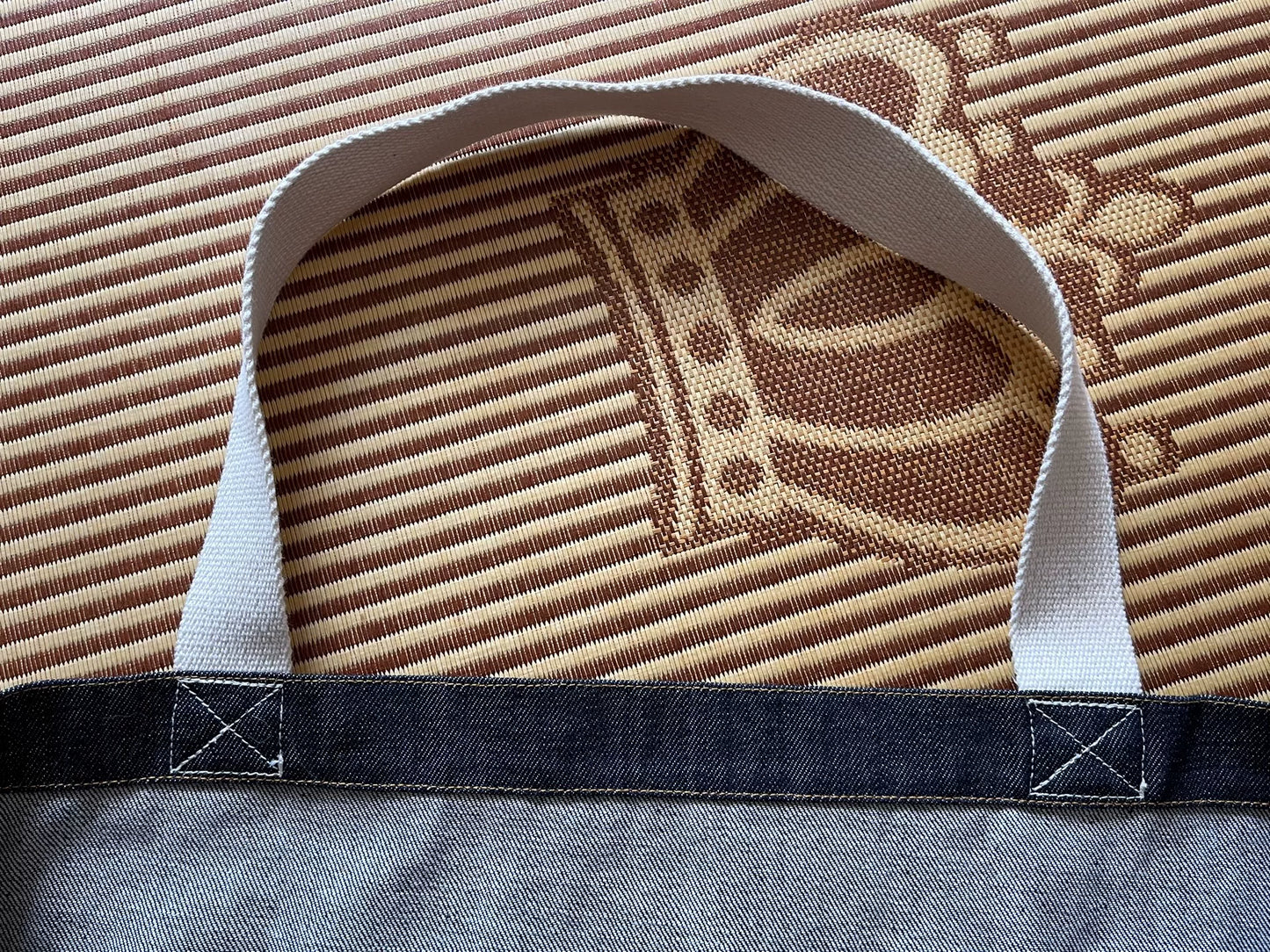 Studio Dartisan Denim Oversized Tote Bag