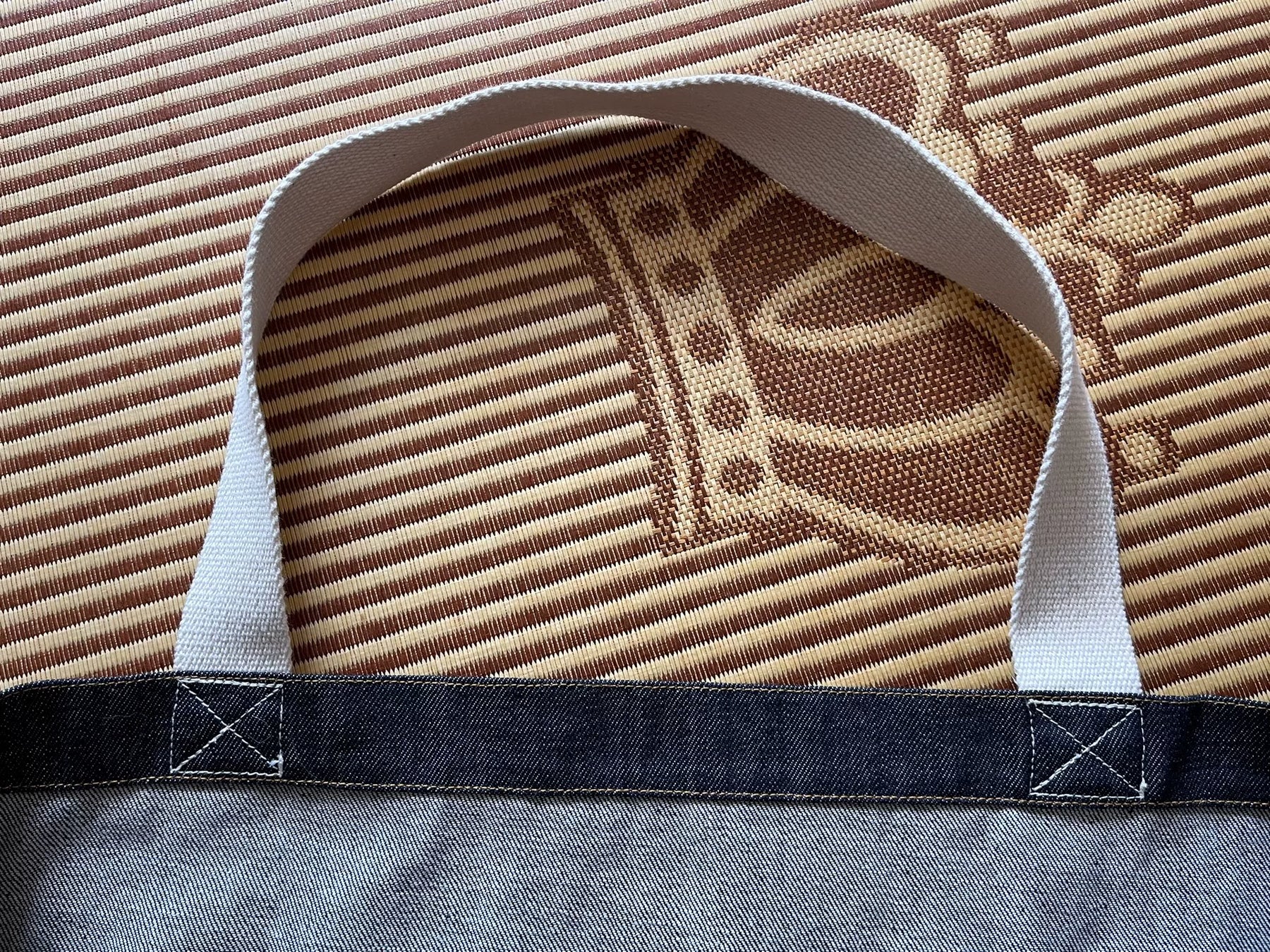 Studio Dartisan Denim Oversized Tote Bag