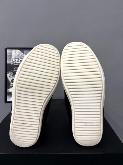 Rick Owens High-Top Leather Chunky Sneakers