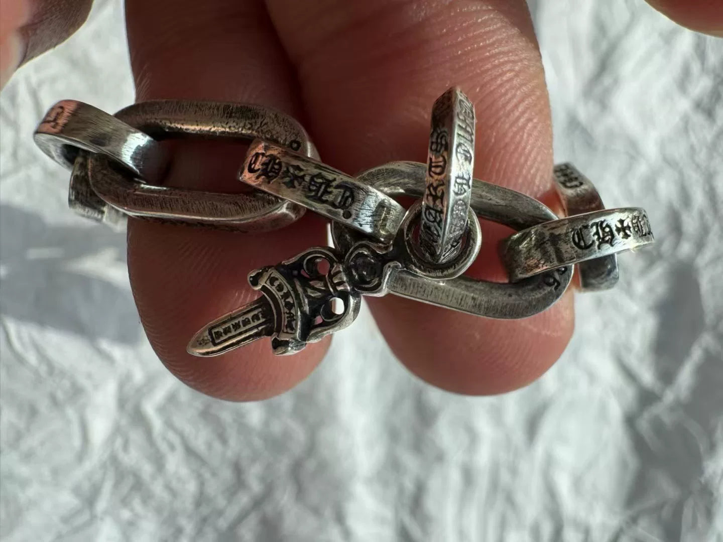 Chrome Hearts Paper Chain Bracelet