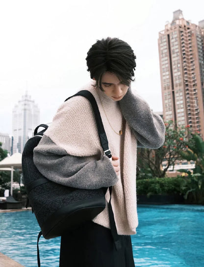 LOEWE Colorblock Cashmere Blend Sweater