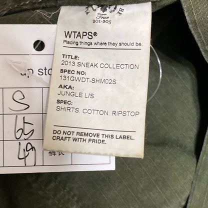 WTAPS 13SS JUNGLE Bone Washed Batik Shirt