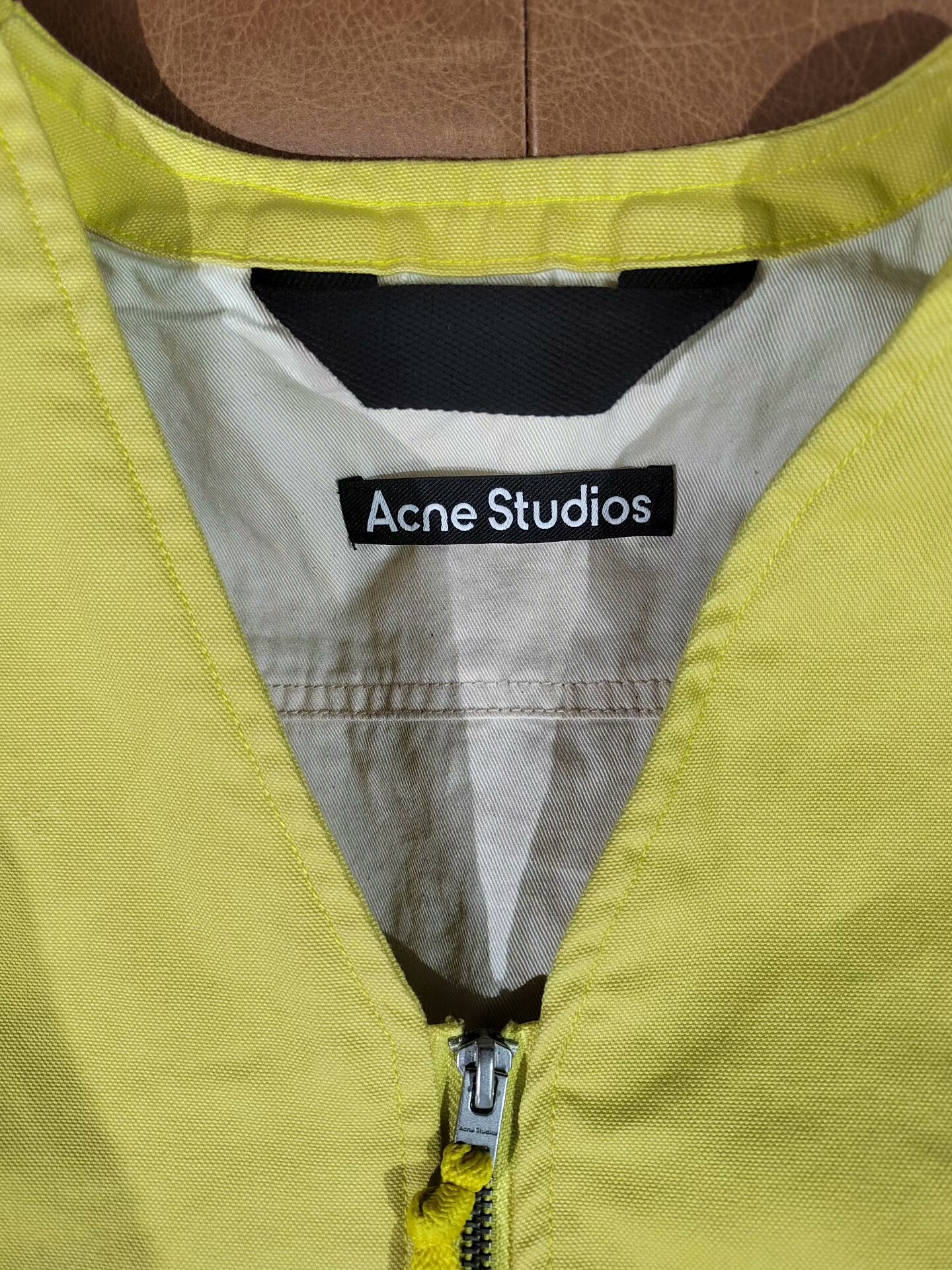 Acne Studios Smile Face Vest Yellow