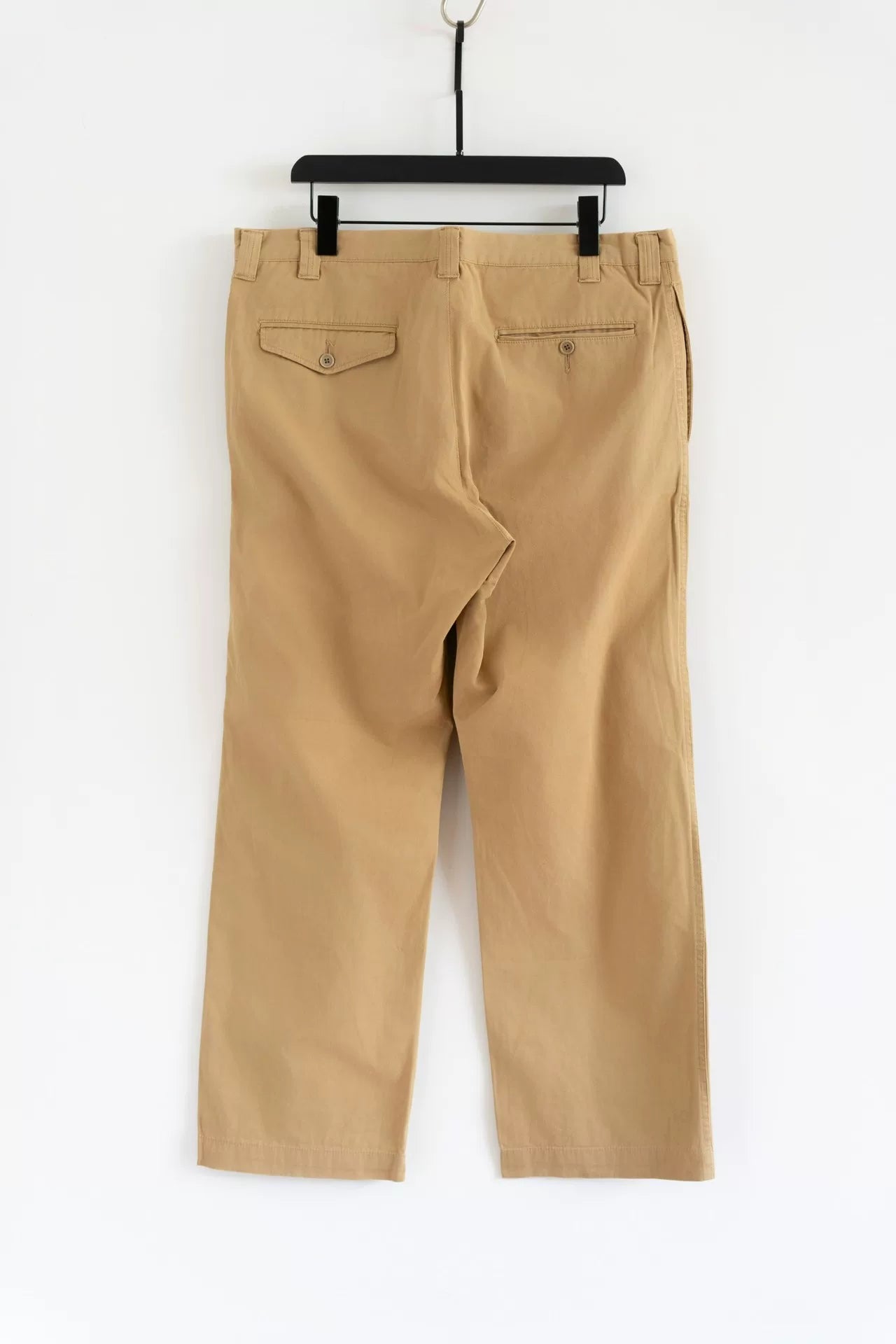 Yohji Yamamoto Cotton Trousers Zip Pocket