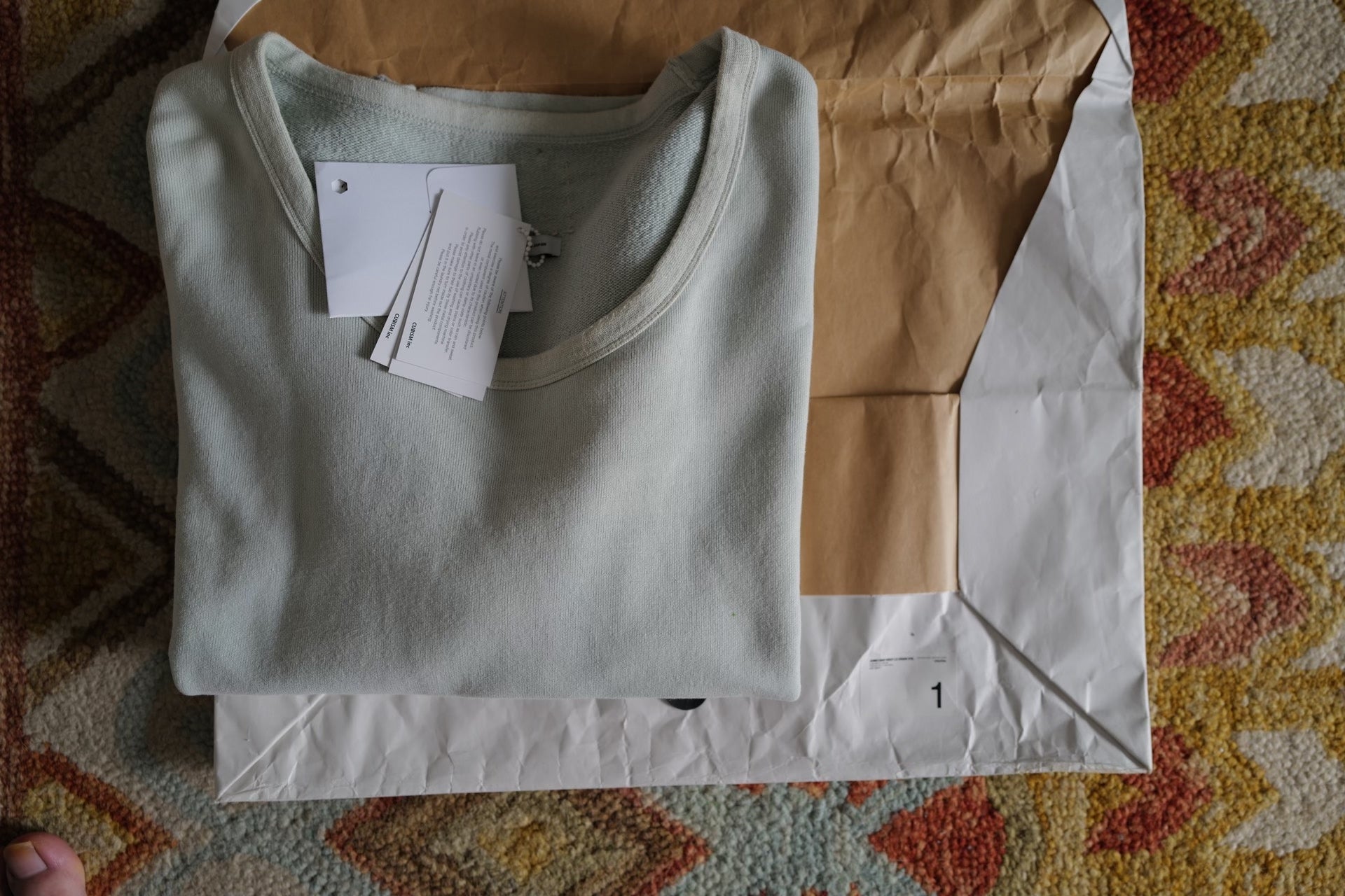 VISVIM JUMBO CREW SWEAT