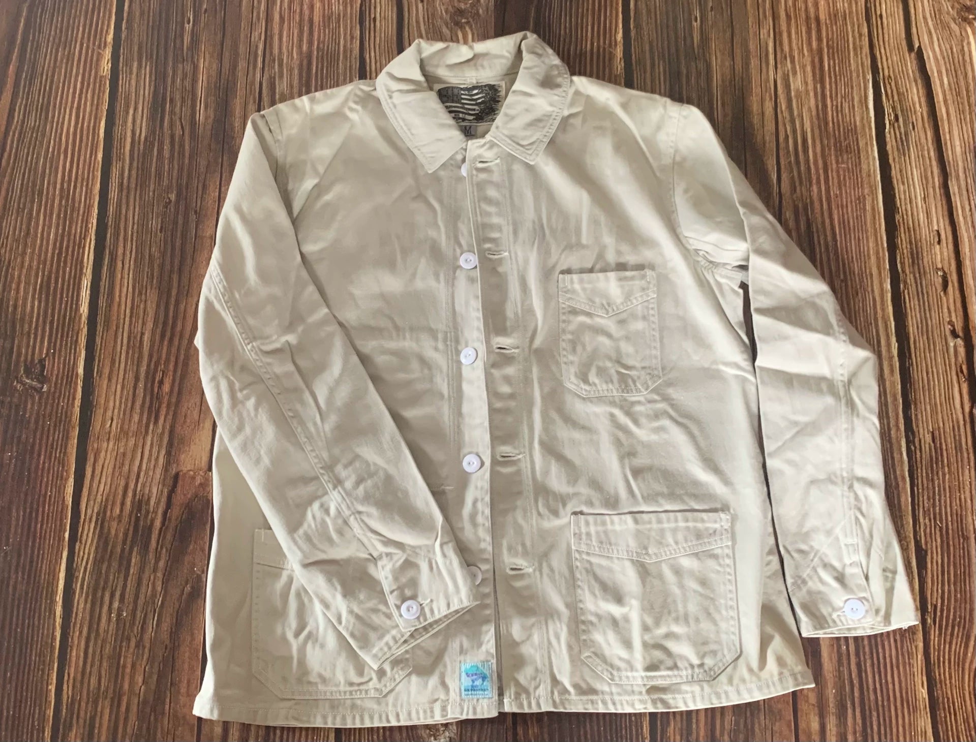 bootleggets freewheelers work jacket beige color