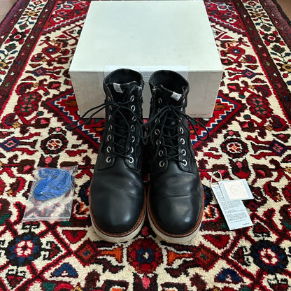 Visvim 7-Hole Black Boots Size 9