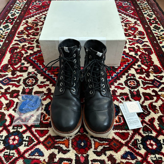 Visvim 7-Hole Black Boots Size 9