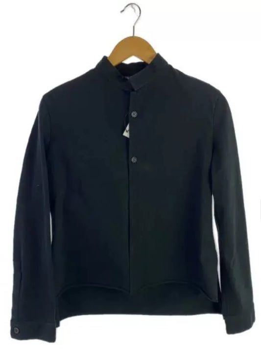 Black Buttoned Collar Jacket by Y's bis