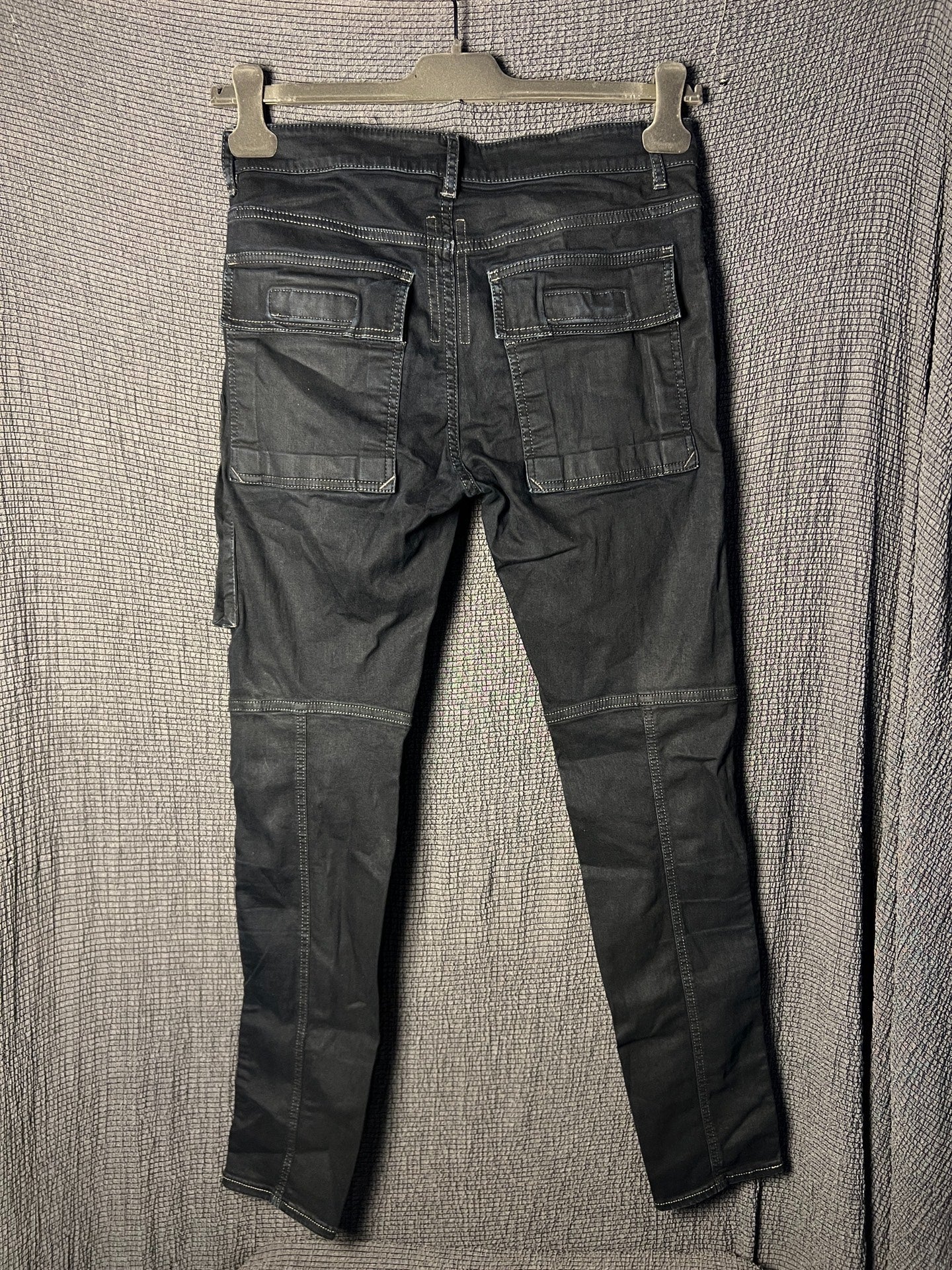 Rick Owens 19ss Waxed Biker Jeans