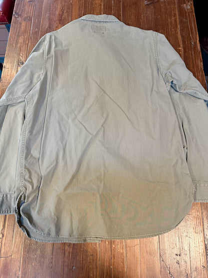RRL Ralph Lauren Khaki Utility Shirt M