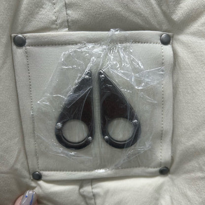 moose knuckles beige down vest 2xl