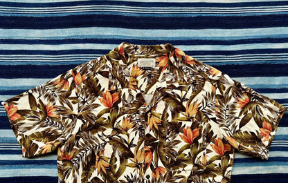 neighborhood aloha floral short sleeve shirt