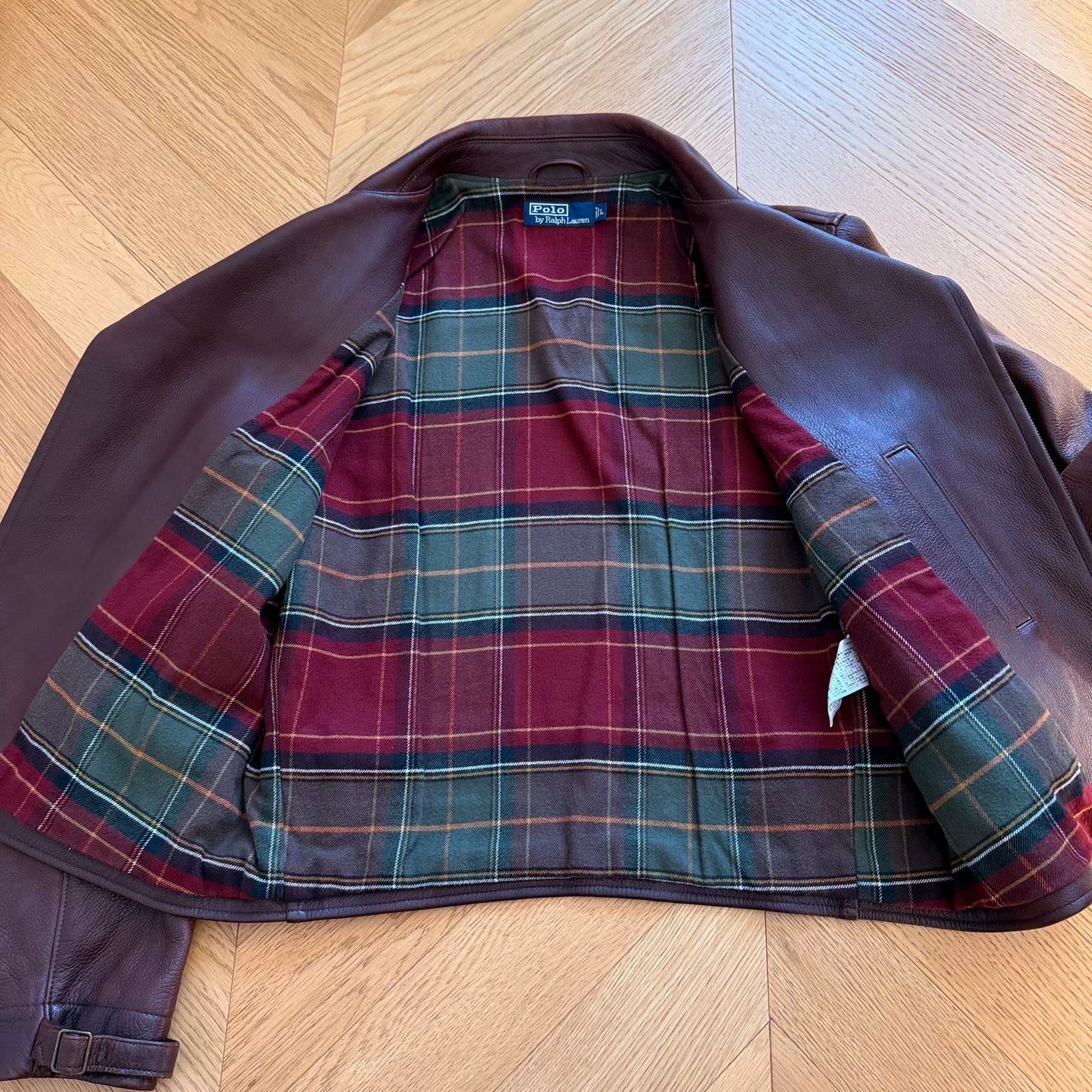 Vintage Red Suede Motorcycle Jacket