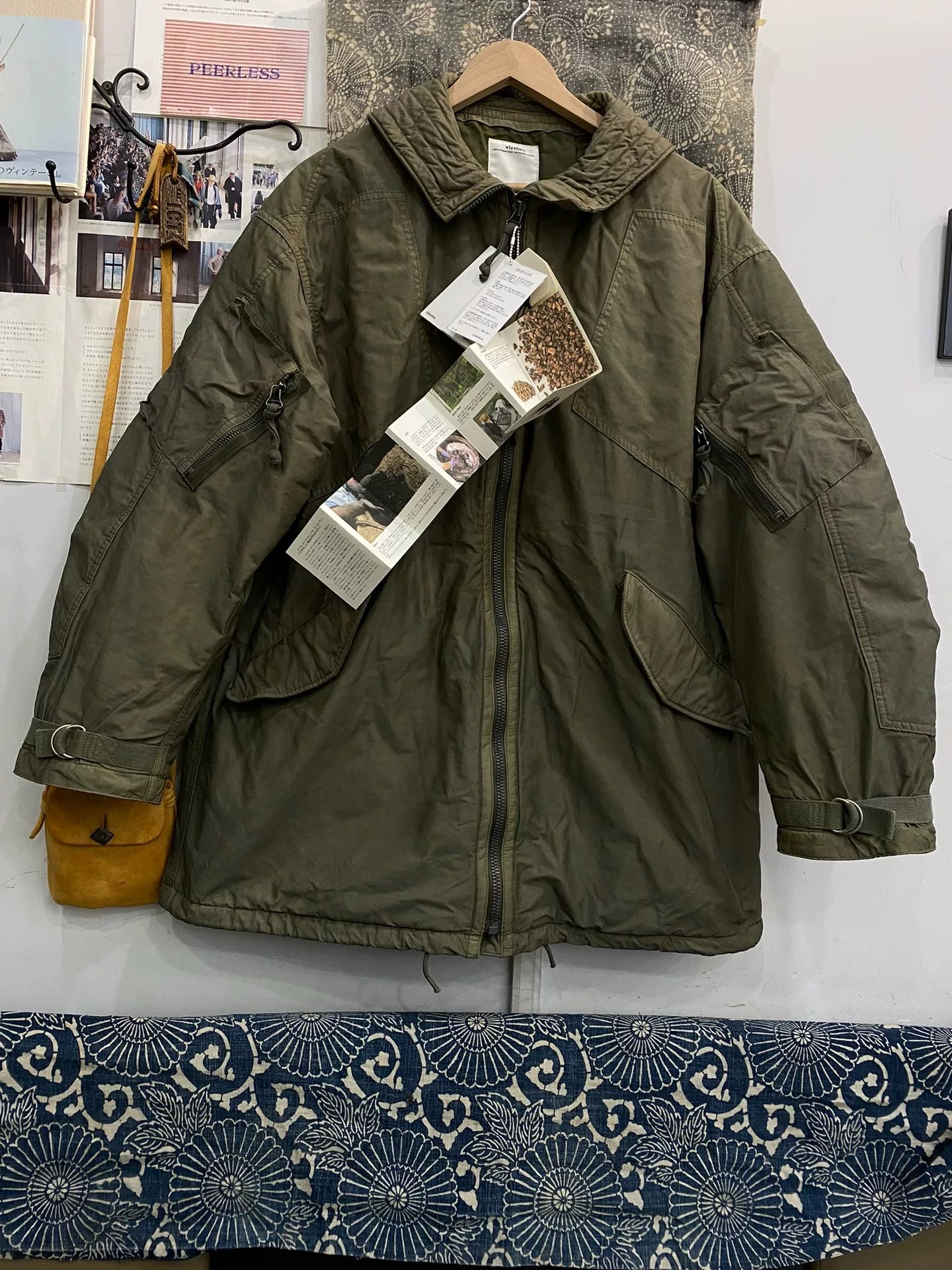 visvim 21aw olive windbreaker jacket