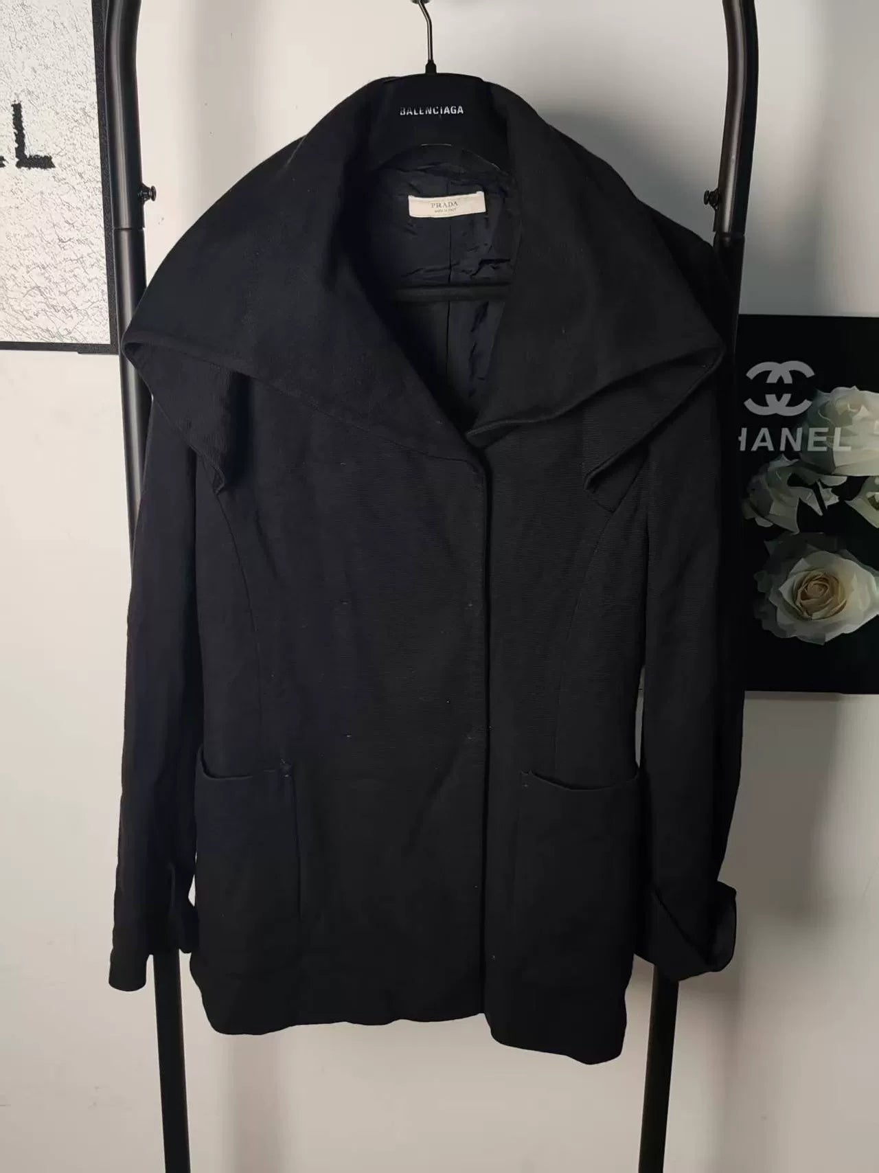 Authentic Prada Wool Overcoat for Sale