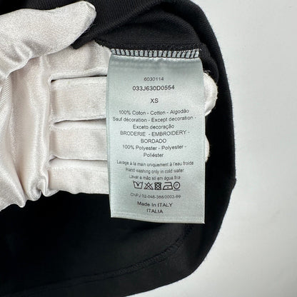 Dior Stussy Collaboration Embroidered Bee T-shirt