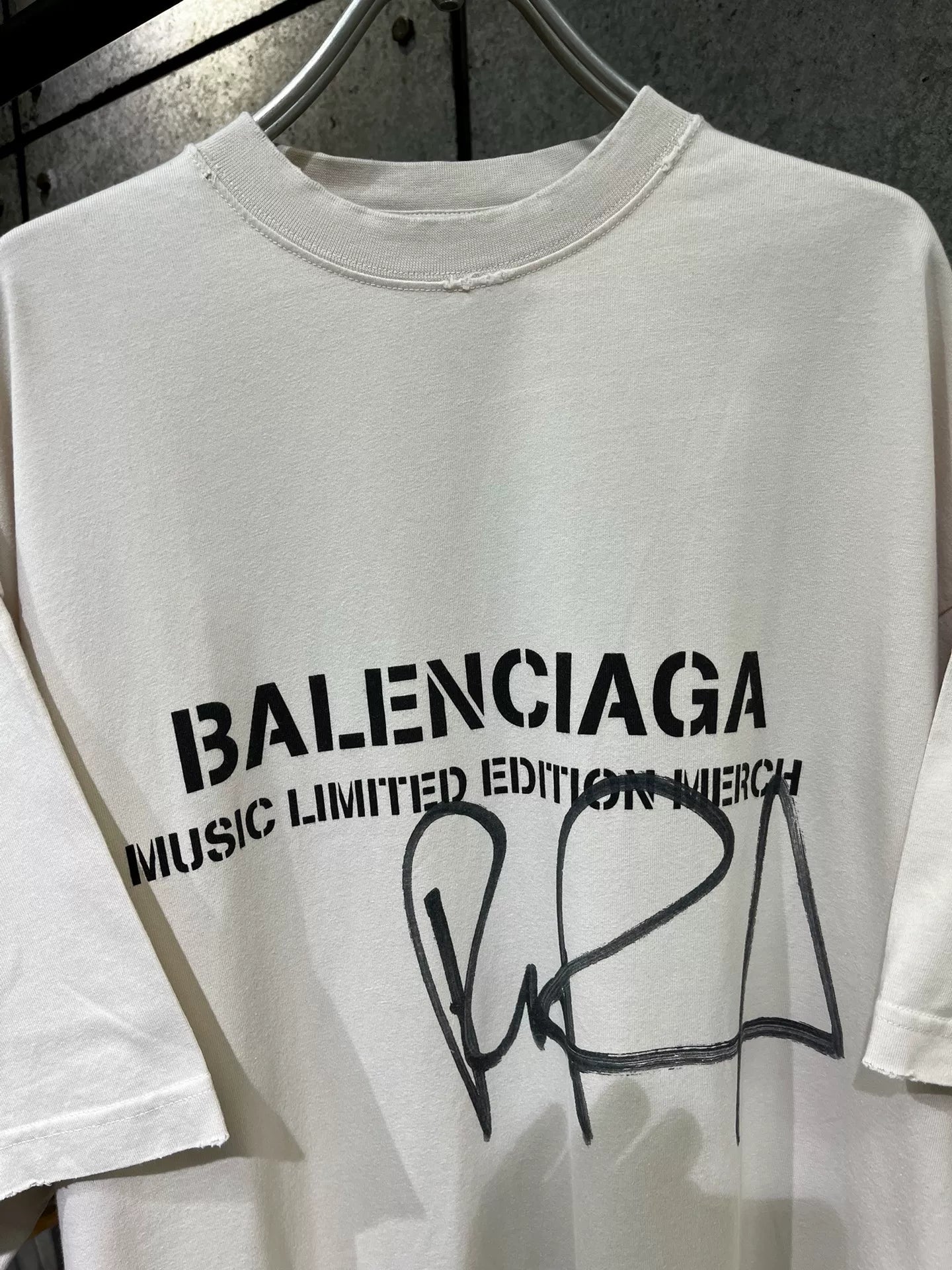 Balenciaga Rupaul Loose Short-Sleeve Top