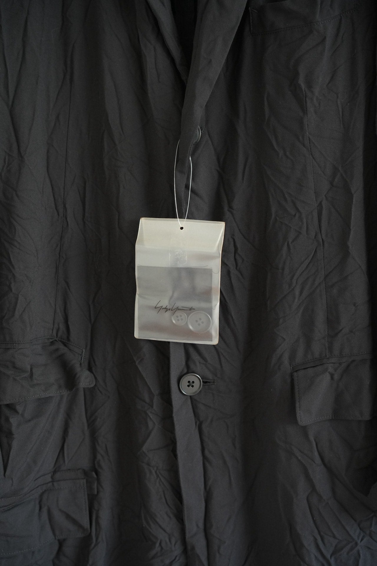 Yohji Yamamoto 18SS Pleated Dr.Jkt Coat