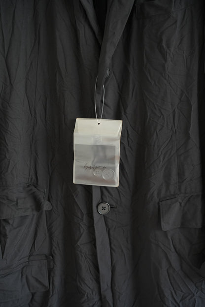 Yohji Yamamoto 18SS Pleated Dr.Jkt Coat