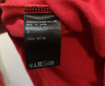 Undercover 19SS 3/4 Sleeve Red Tee