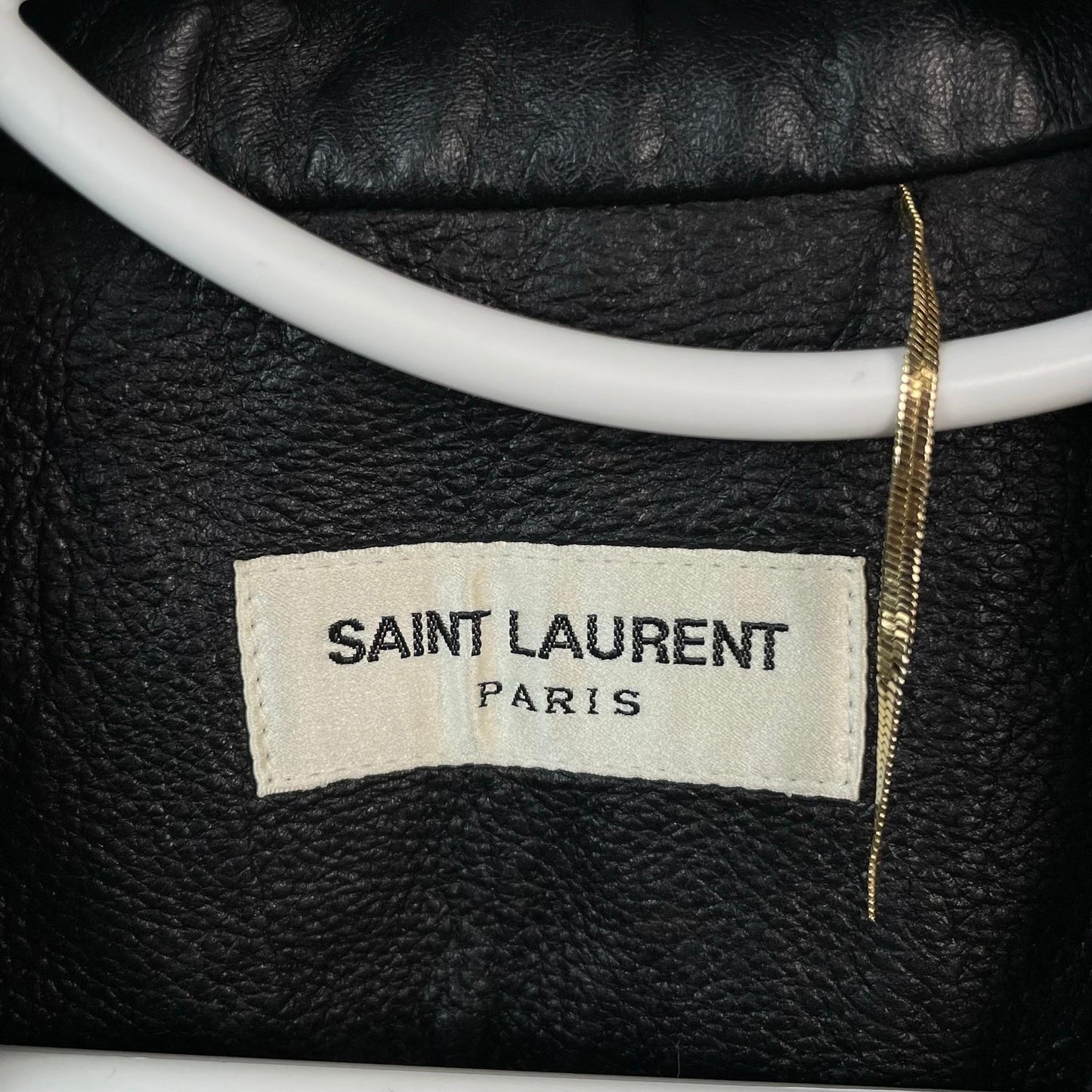 Saint Laurent 2017FW Black Leather Jacket