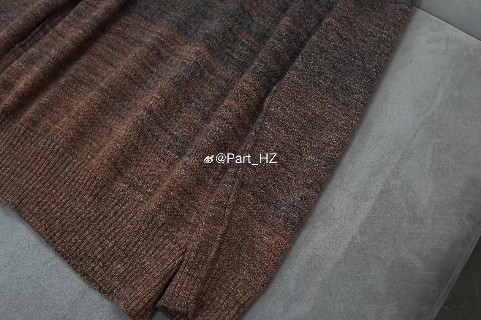 Yohji Yamamoto Pour Homme S/S 2021 Gradient Sweater