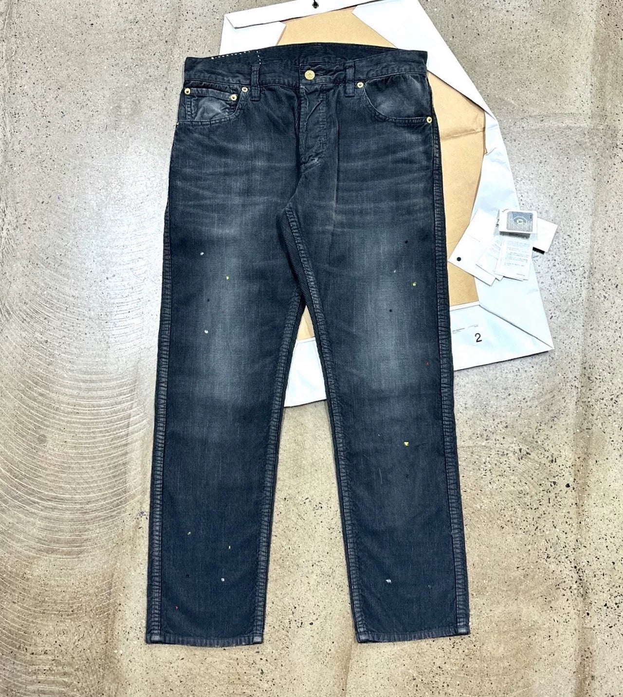 Visvim Slub Indigo Damaged Casual Pants