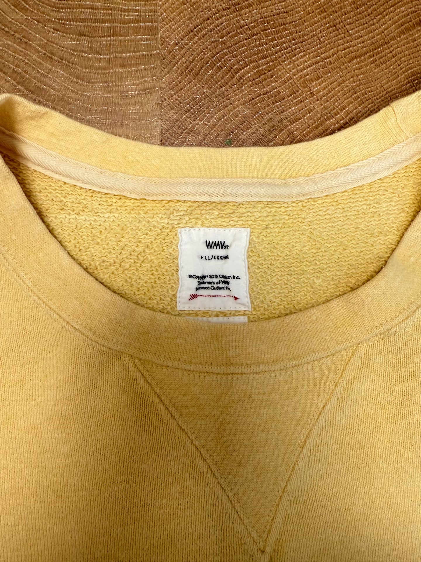 visvim Yellow Washed Hoodie