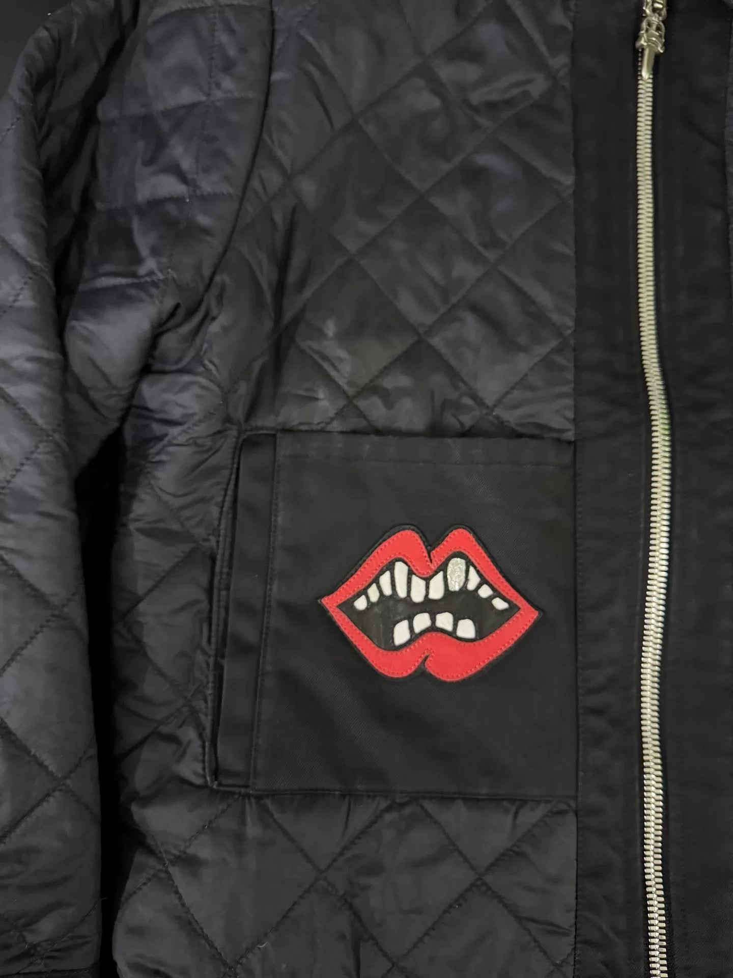 Chrome Hearts Red Lip Nylon Jacket