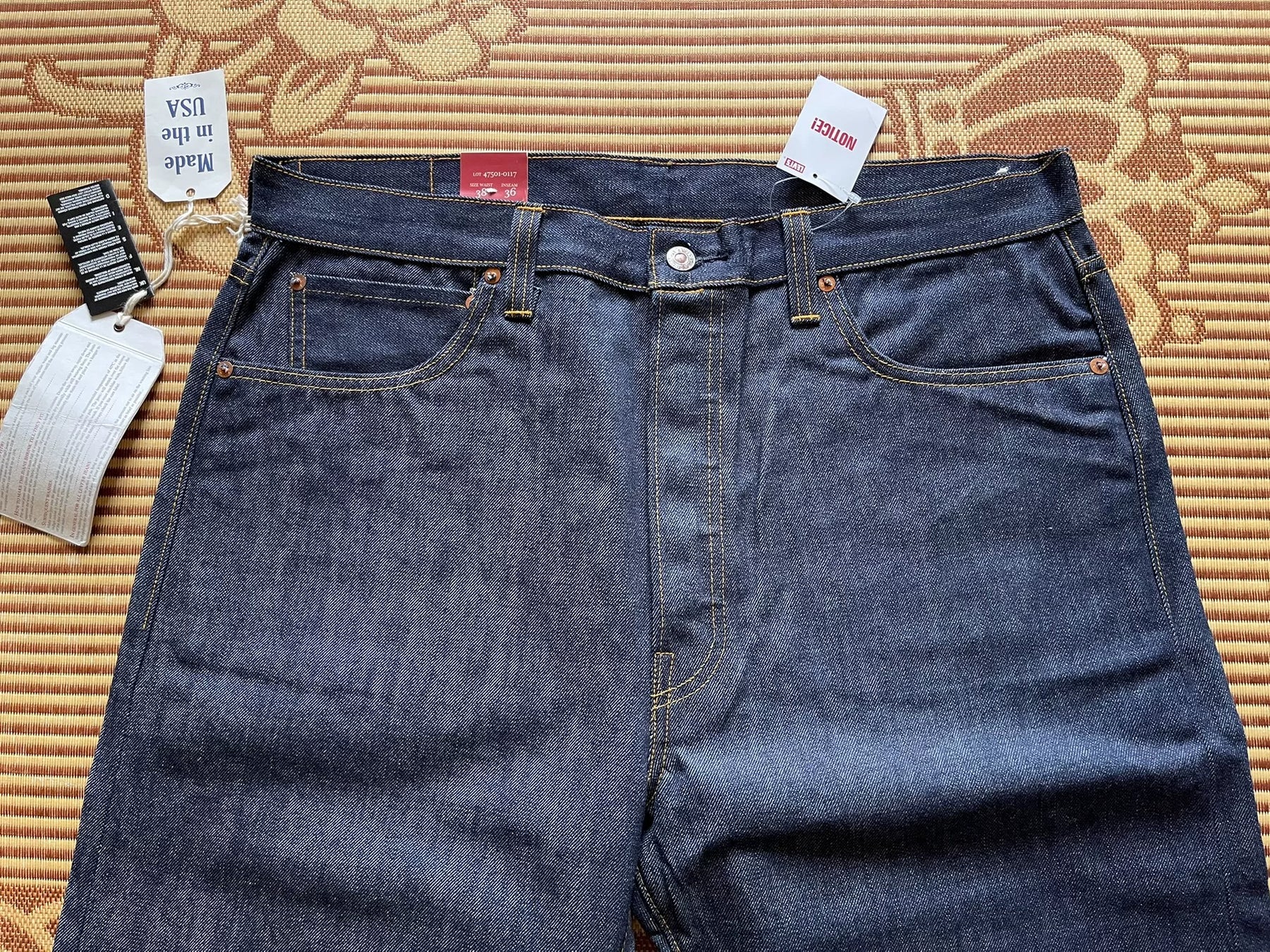 Levi's LVC 1947 501XX Jeans W38