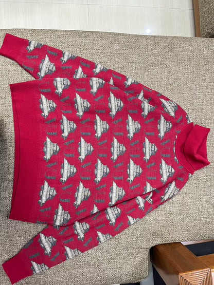 Undercover x Valentino Alien Series Printed Turtleneck Sweater