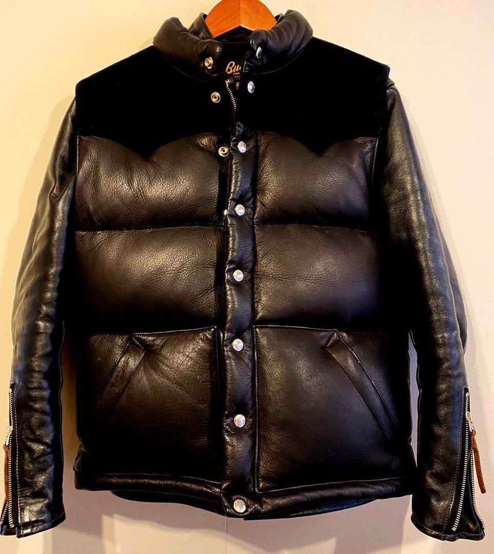 real mccoy's down vest in brown