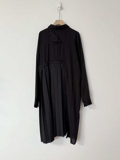 Yohji Yamamoto Pleated Patch Shirt