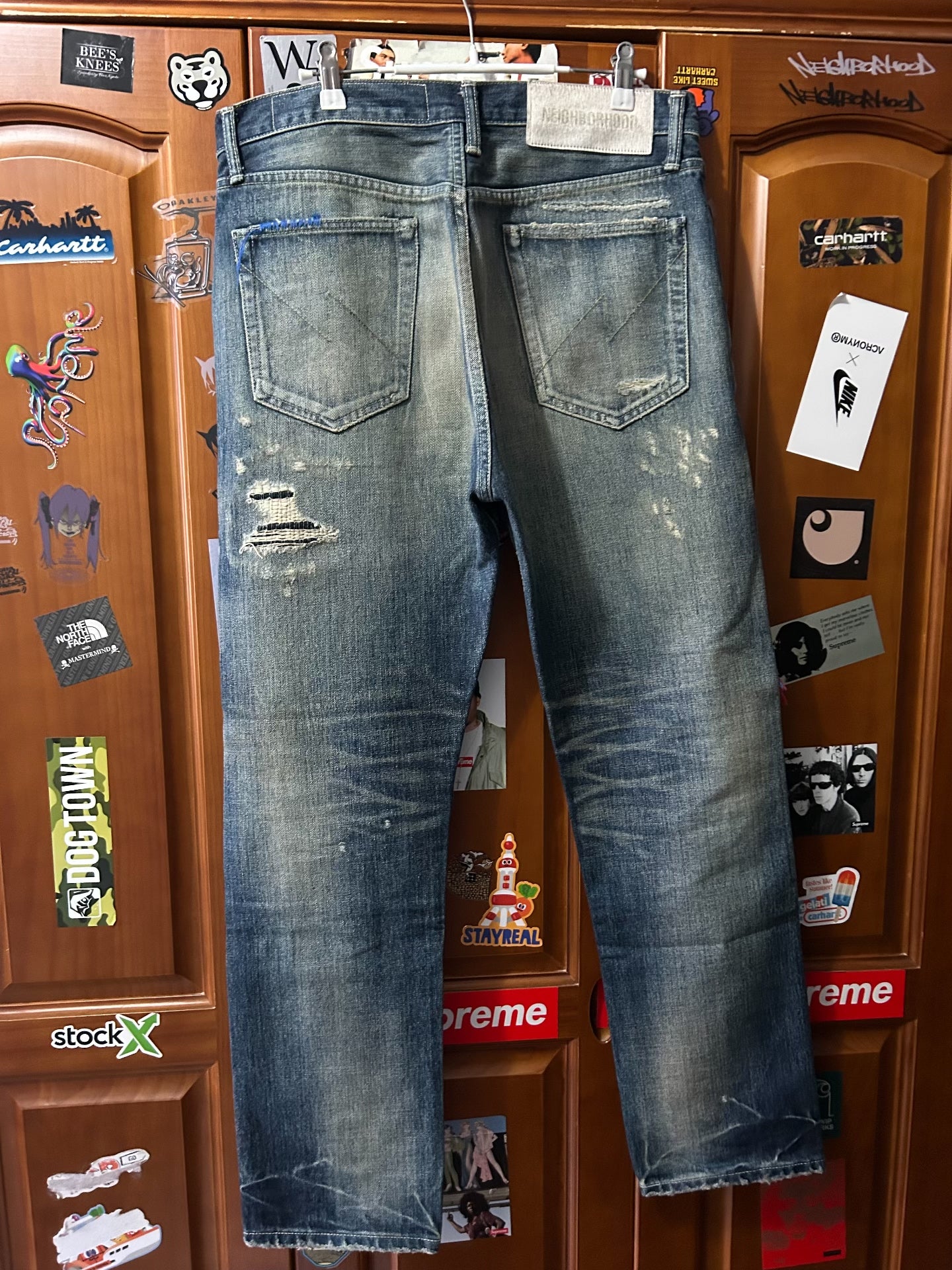 NEIGHBORHOOD 22AW SAVAGE DP MID Washed Denim