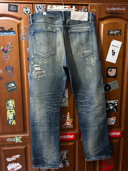 NEIGHBORHOOD 22AW SAVAGE DP MID Washed Denim