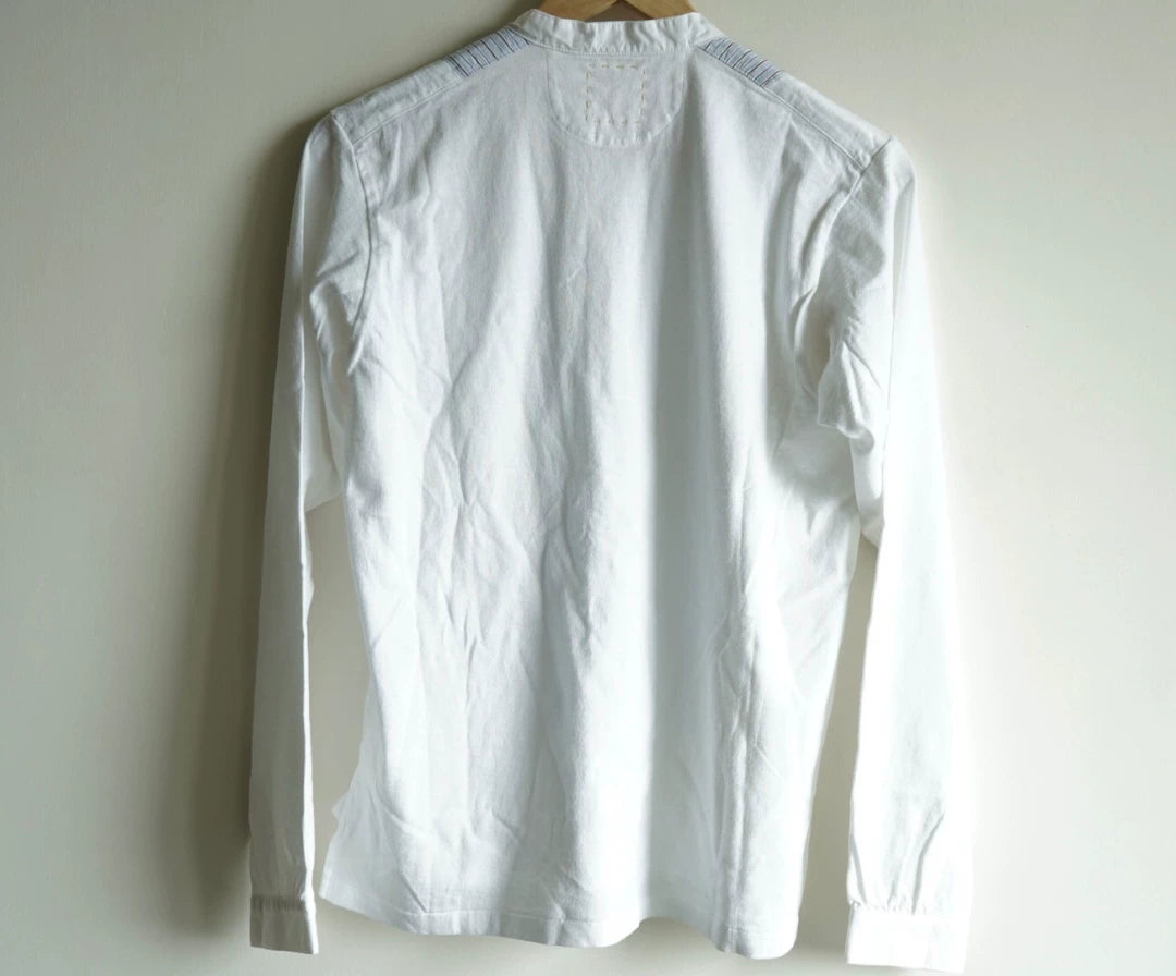 visvim marcella kurta striped long sleeve shirt